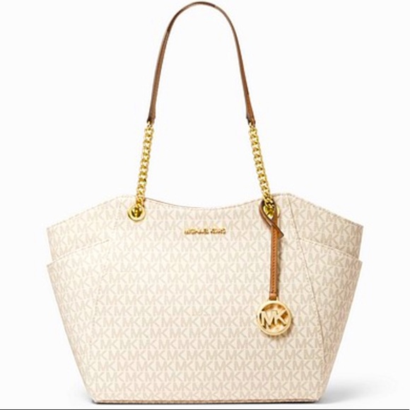SOLD- Authentic Michael Kors Jet Set Tote Large NWT - Picture 1 of 4